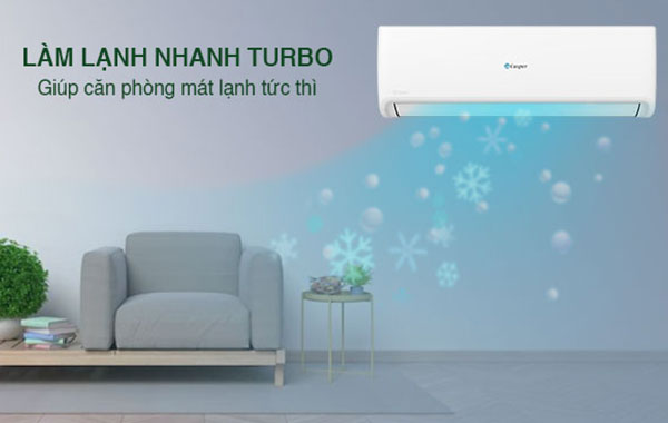 Máy lạnh Casper 1.5 HP SC-12FS32 - Chế độ làm lạnh nhanh Turbo